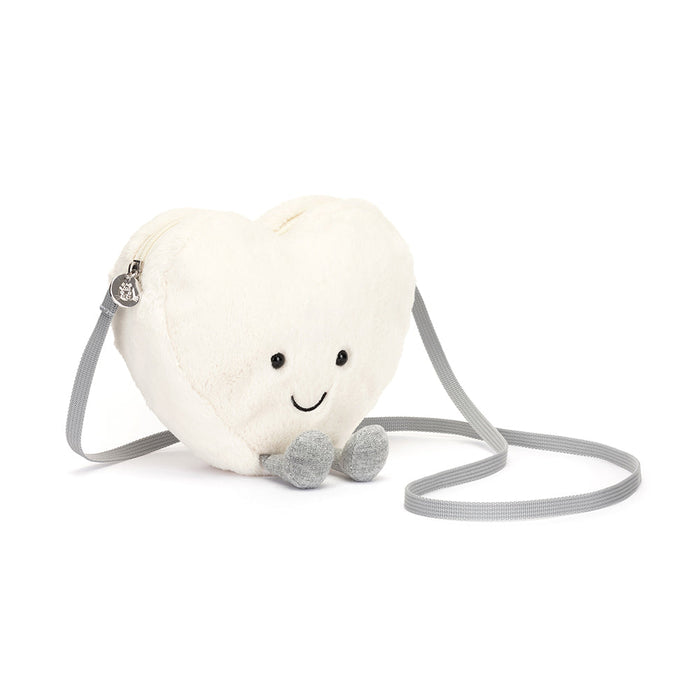 Amuseable Cream Heart Bag (A4CRHB)