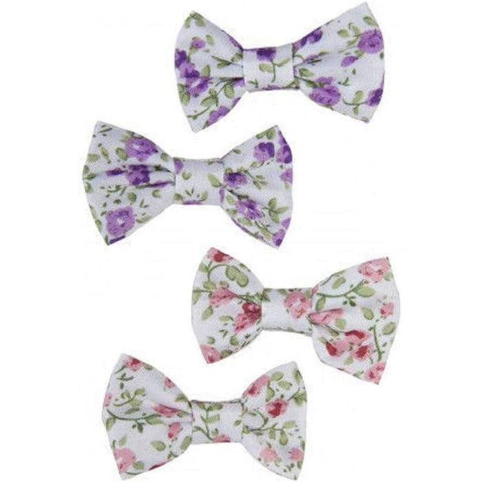 Hair Clips - Boutique Liberty Mini Bow (2pc) - Assorted (90814)
