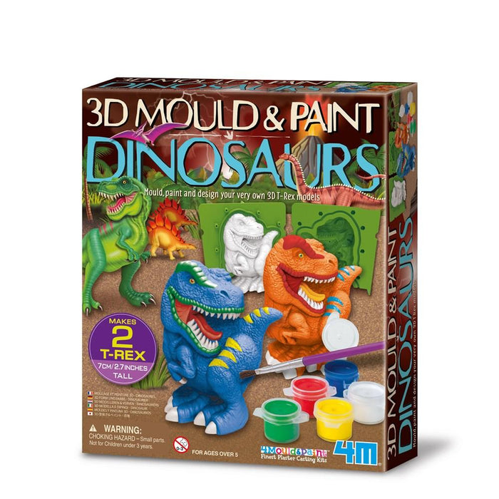 4M: 3D Mould & Paint Dinosaurs