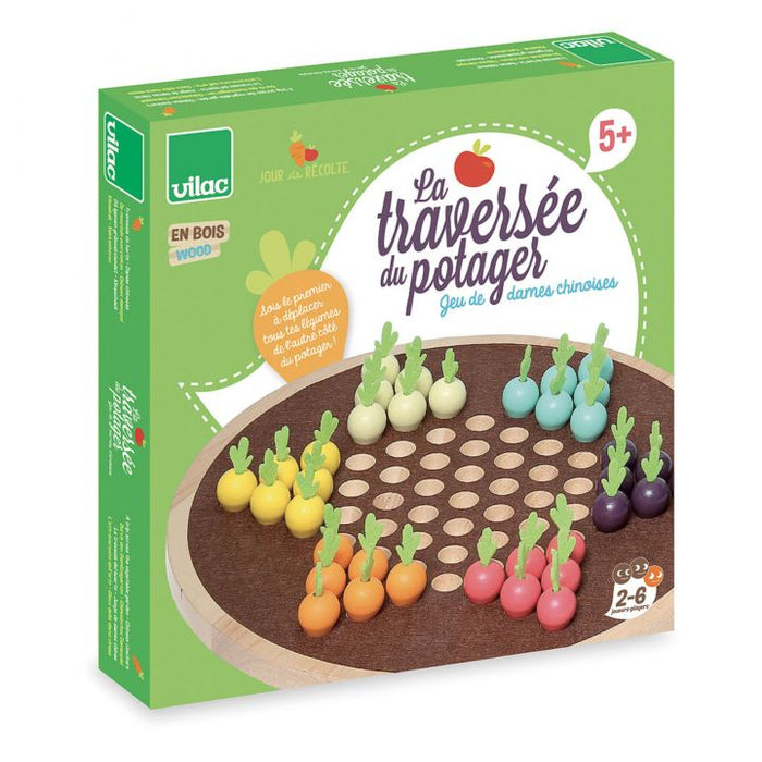 Vegetable Garden Chinese Checkers - Vilac