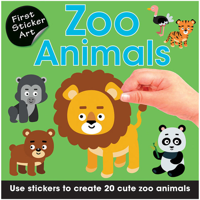 First Sticker Art: Zoo Animals - RC