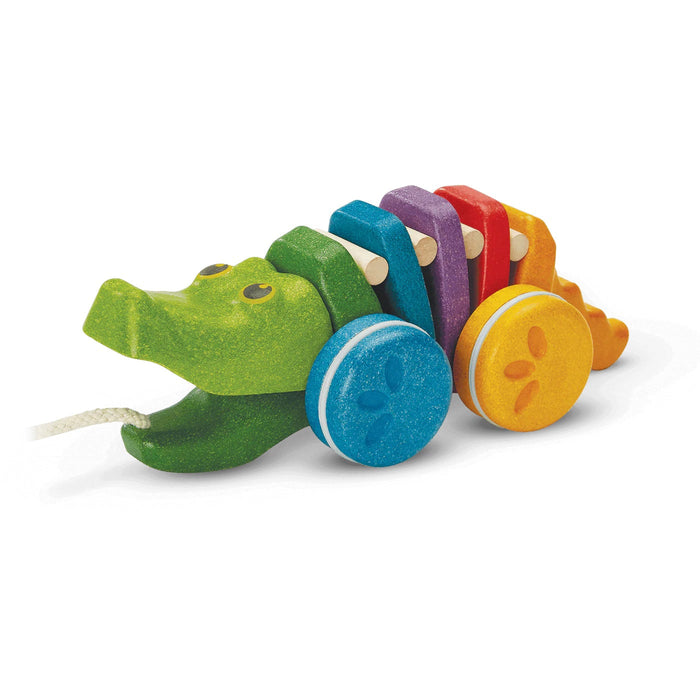 Pull Along Rainbow Alligator (1416)