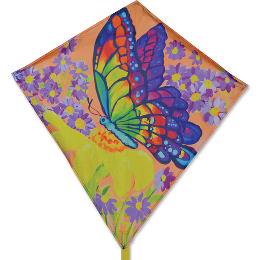 Kite: 25 in. Diamond - Butterfly Wildflower 