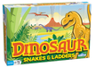 Dinosaur Snakes and Ladders vintage design