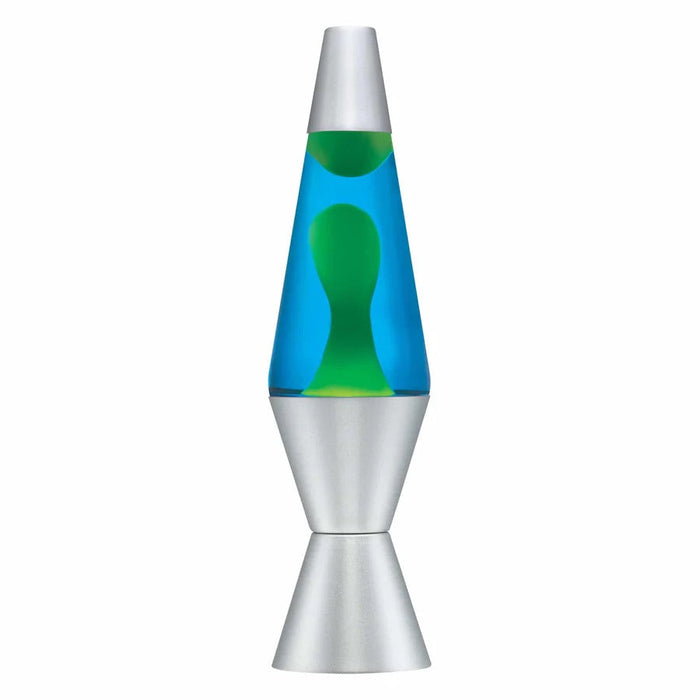 Lava Lamp: 11.5 in. - Yellow/Blue/Silver