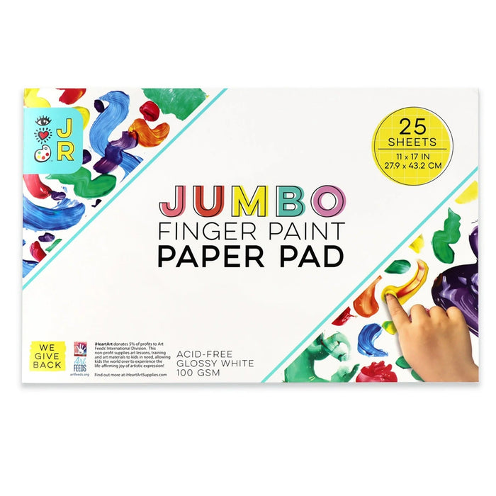 iHeartArt - JR Finger Paint Paper - (25pgs) 11" x 17"