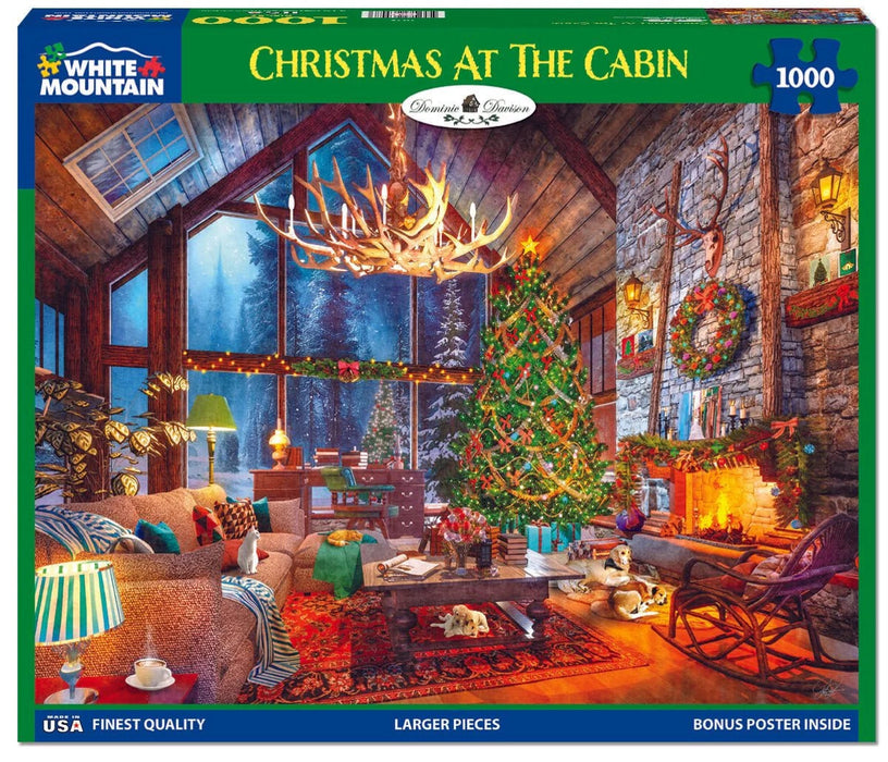 WM - Christmas At The Cabin - 1000pc (1975PZ)