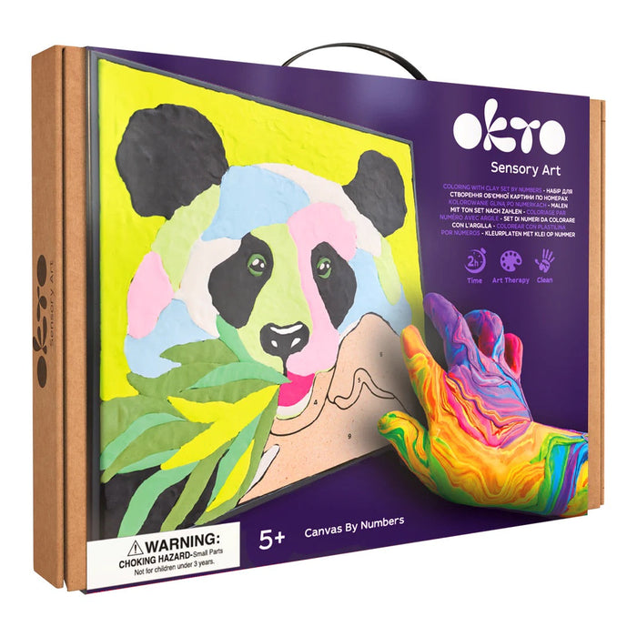 Clay by Numbers - Panda