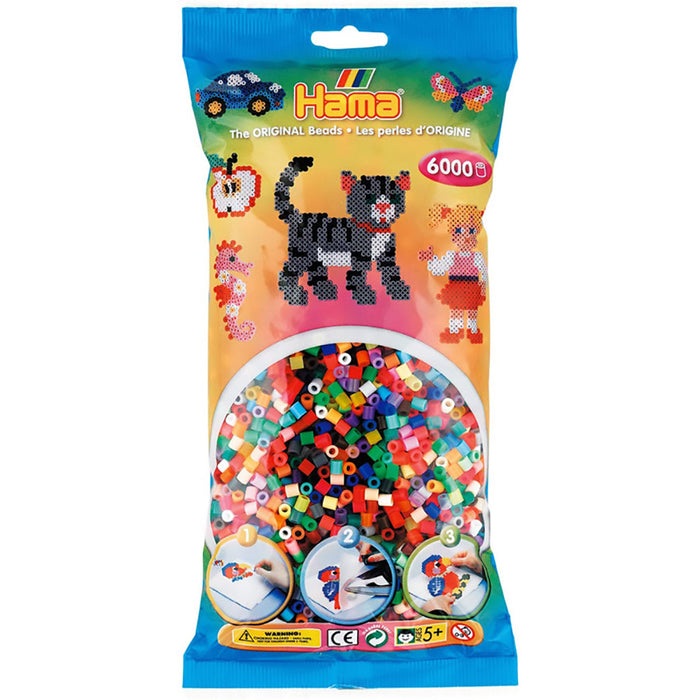 Hama: Midi Beads in Bag (6k)