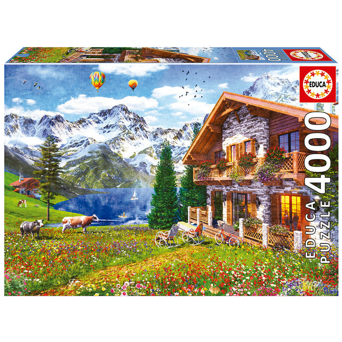 EDU - At Home In Alps - 4000pc (32119568) (KT)
