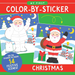 My First Color-By-Sticker Book - Christmas - Christmas
