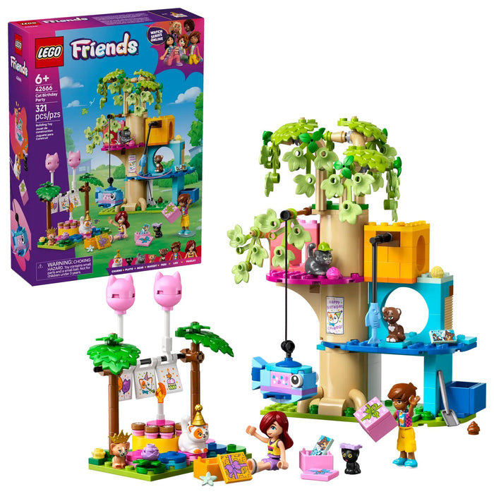 Cat Birthday Party & Tree House - Friends (42666)