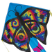 Kite: Lg. Easy Flyer - Tie Dye Butterfly 