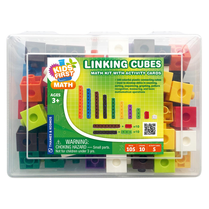 Kids First: Linking Cubes Math Kit with Activity Cards