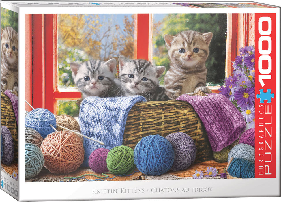 E - Knittin' Kittens - 1000pc (6000-5500)