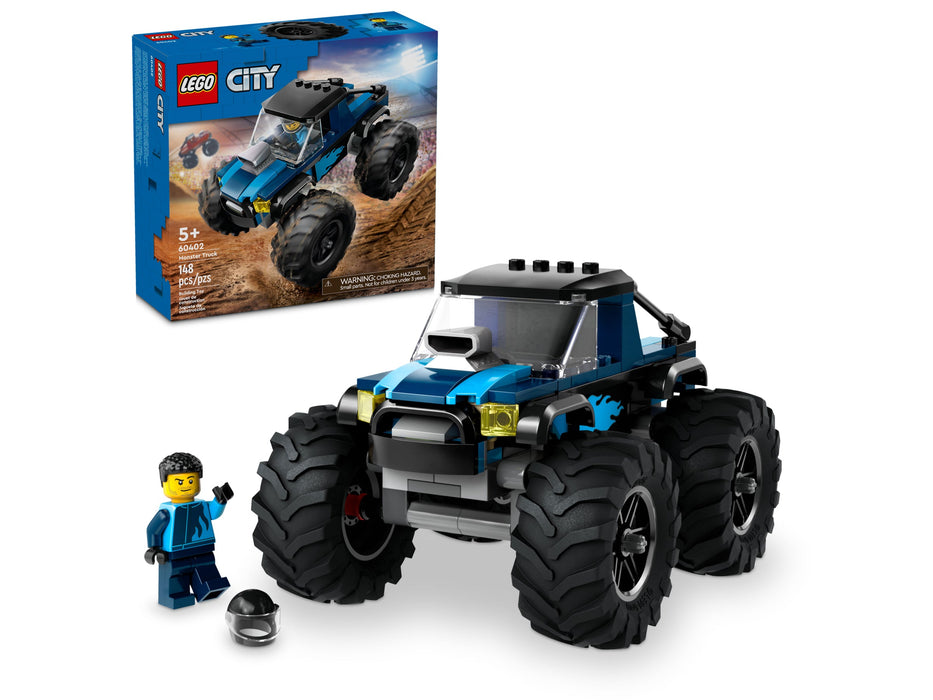 Blue Monster Truck - City Vehicles 