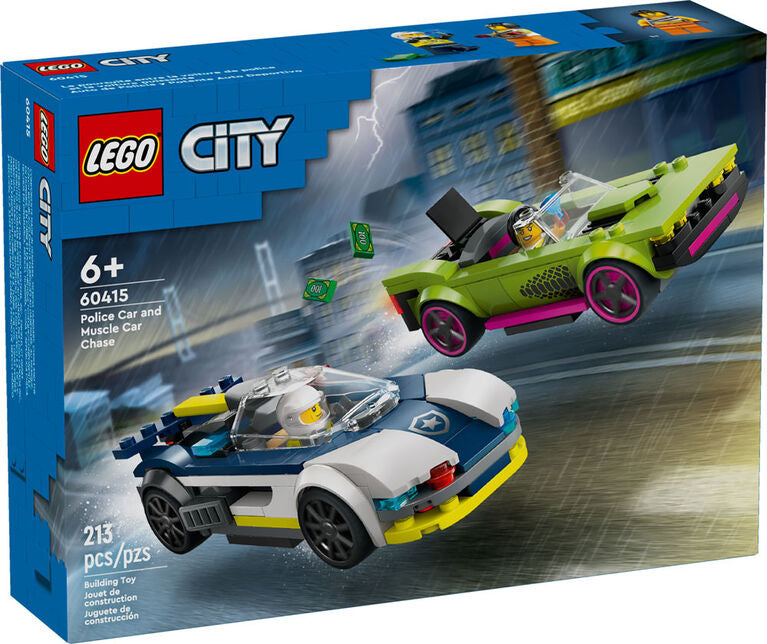 Police Car and Muscle Car Chase - City Police (60415)