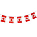 Canadian Flag Banner. 6 Flags total 92 in. 