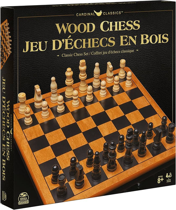 Chess - Cardinal Wooden Folding Set (KT)