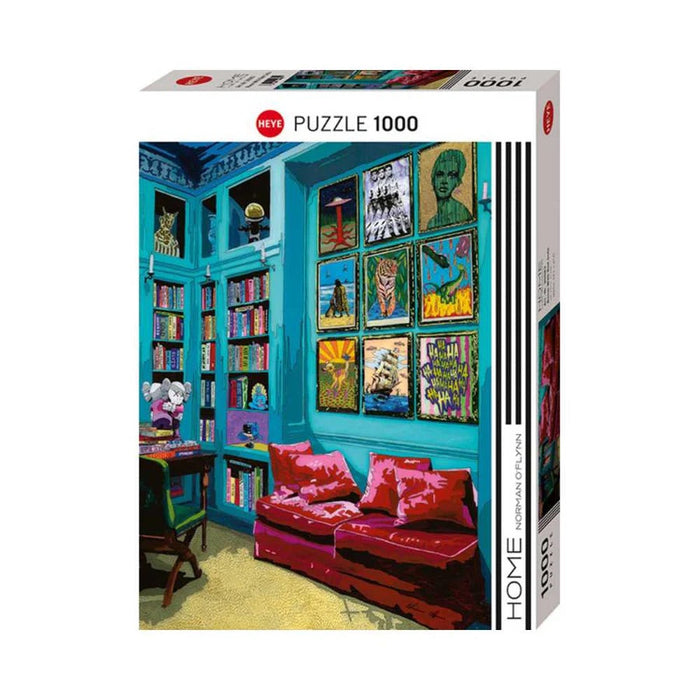 Heye - Home, Room w/ Red Sofa - 1000pc (78-30082)