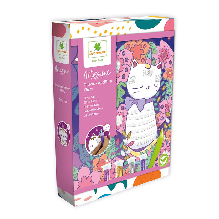 Artissimo - Glitter Boards - Cuddly Cats (KT)