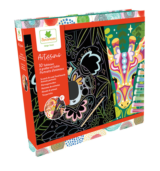 Artissimo - 10 Scratch Art and Sand Animal