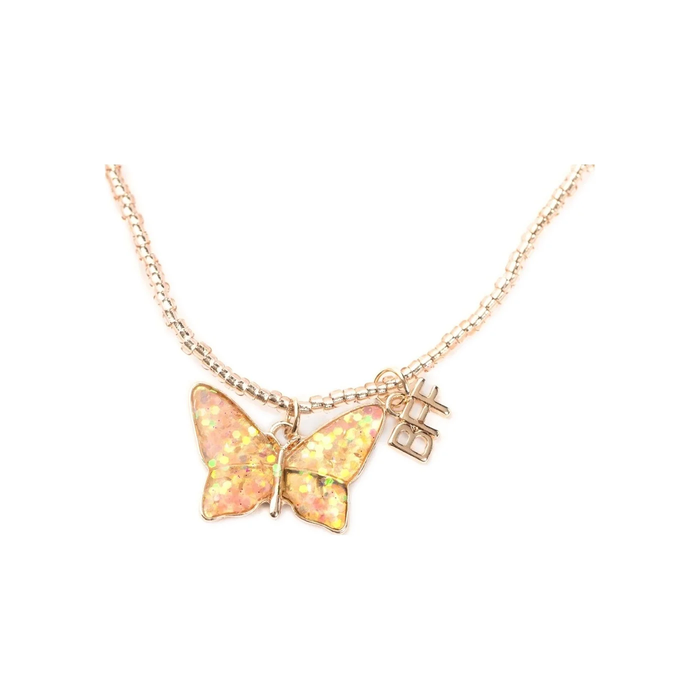 Necklace - BFF Butterfly Share & Tear, 2pc 