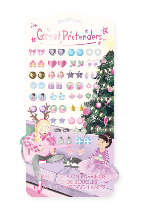 Sticker Earrings - Christmas 30 Pair (87511)