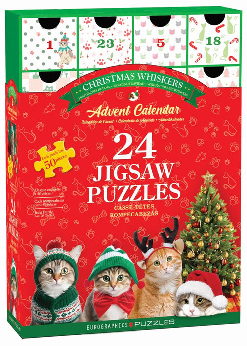 E - Advent Calendar - Christmas Whiskers - 24x50pc (8924-5922)