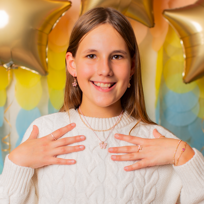 Necklace - Boutique Chic Bubbly Butterfly (92204)