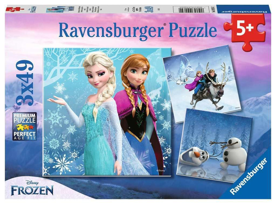 R - Frozen: Winter Adventures - 3x49pc (09264)