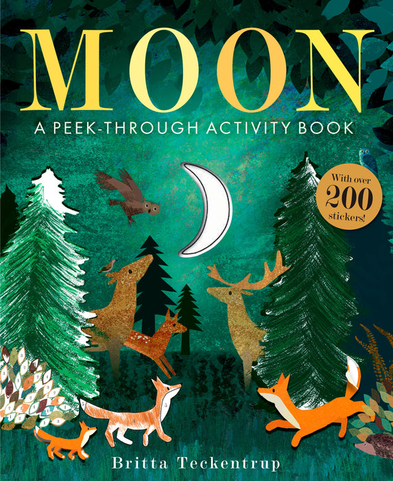 Moon: A Peek-Through Activity Book - BE