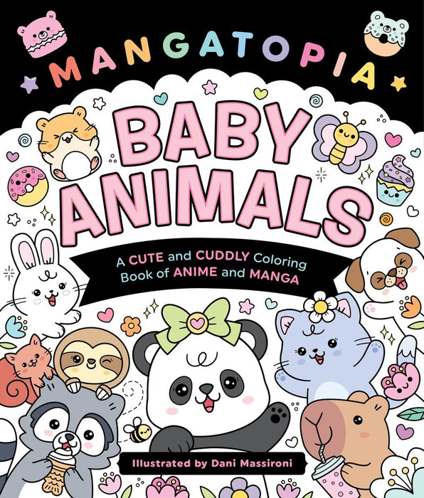 Mangatopia: Baby Animals Colouring Book - RC