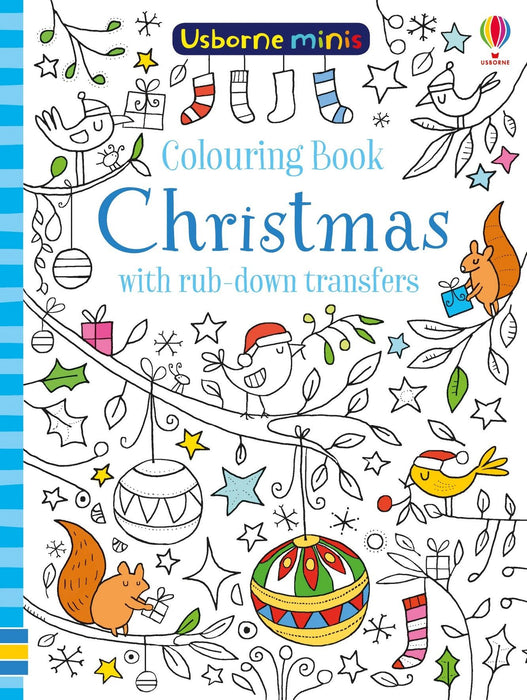 USB - Minis - Colouring Book Christmas w/ Transfers