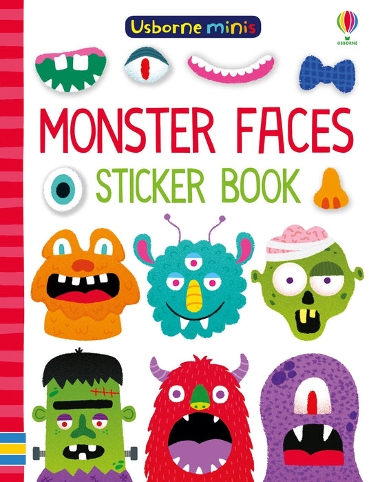 Sticker Book Monster Faces