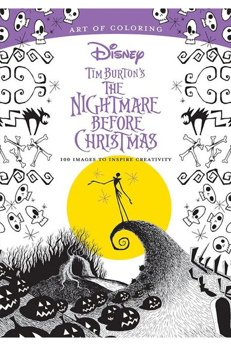 Art of Coloring: Tim Burton's The Nightmare Before Christmas (PB) - PR