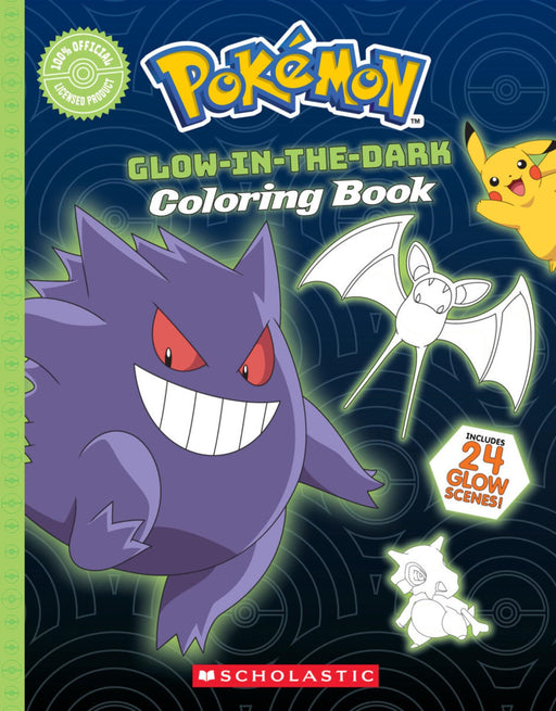 Pokemon Glow-in-the-Dark Coloring Book