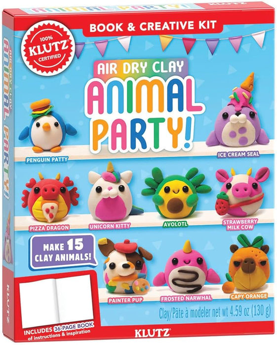 Klutz - Air-Dry Clay Animal Party - SCH