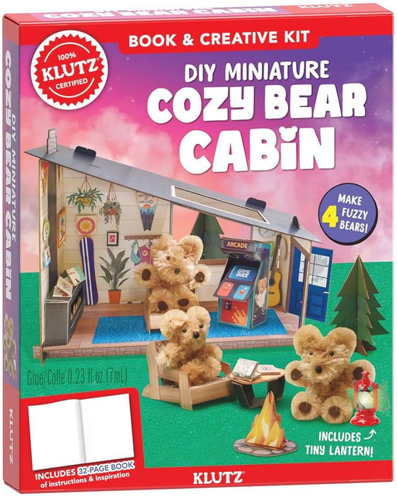 Klutz - DIY Miniature Cozy Bear Cabin - SCH