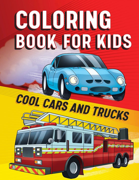 Cool Cars & Trucks Coloring Book - RC