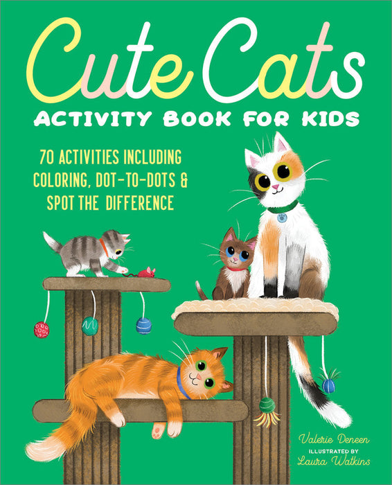 Cute Cats Activity Book for Kids (PB) - RC