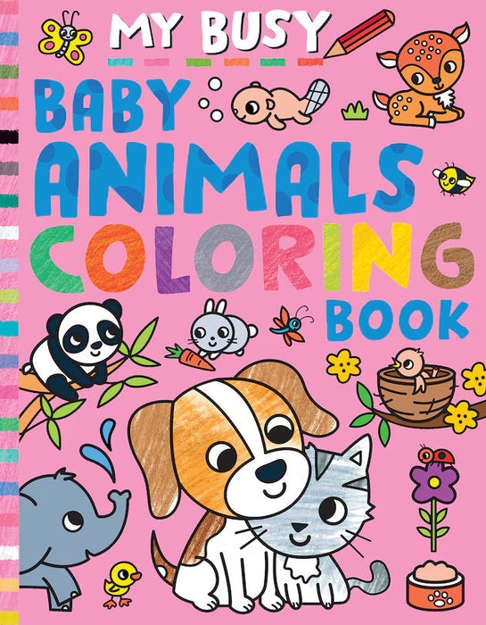 My Busy Baby Animals Coloring Book - PR