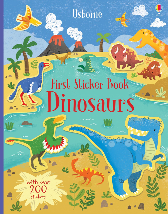 USB - First Sticker Book Dinosaurs