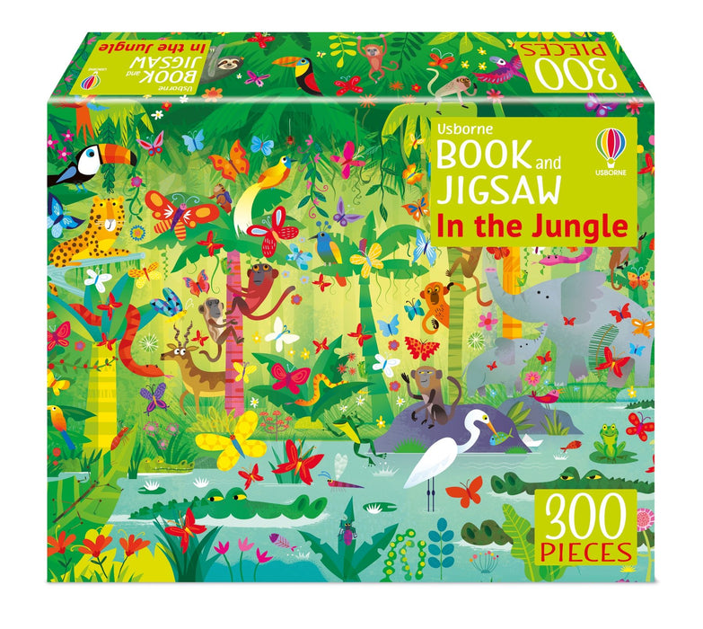 USB - Book and Jigsaw In the Jungle - 300pc (PB)