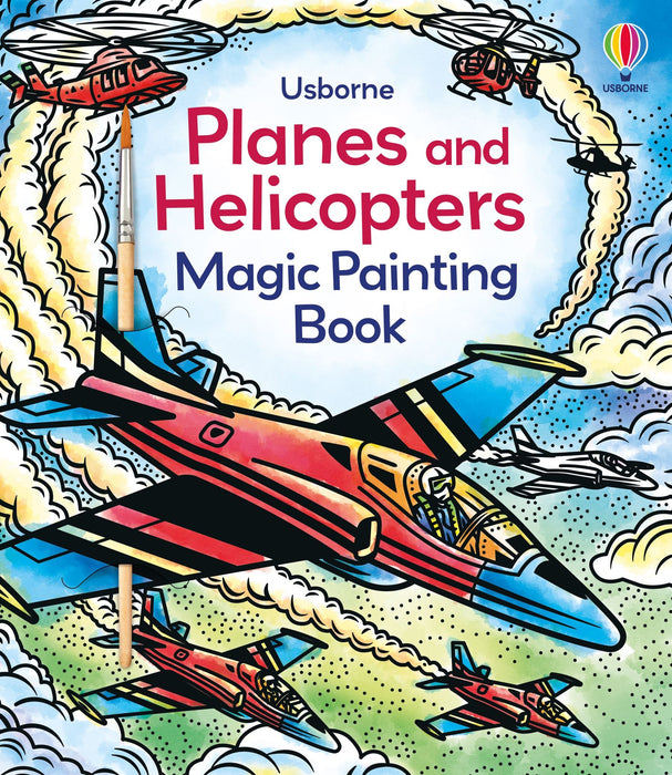 USB - Planes and Helicopters Magic Painting Book