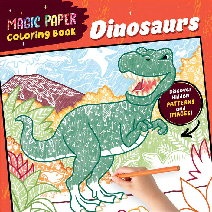 Magic Paper Coloring Book - Dinosaurs (PB) RC