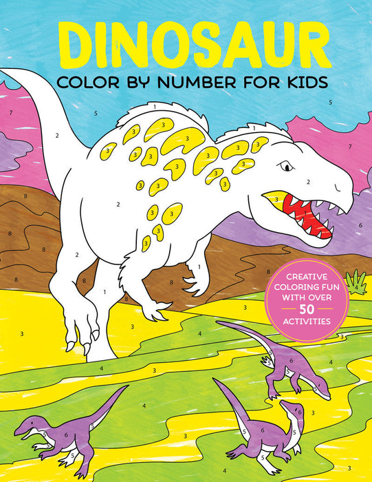 Dinosaur Color by Number for Kids - RC