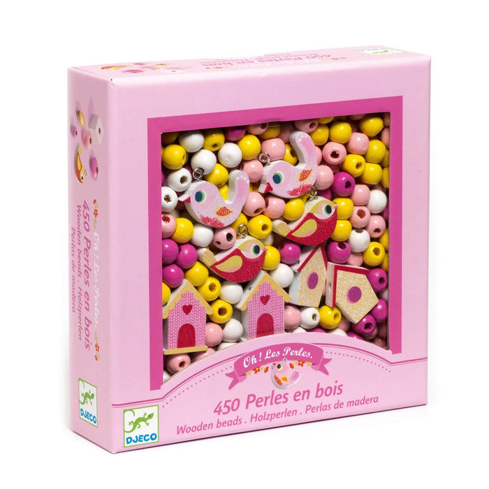 Wooden Beads: Bird (DJ09809)