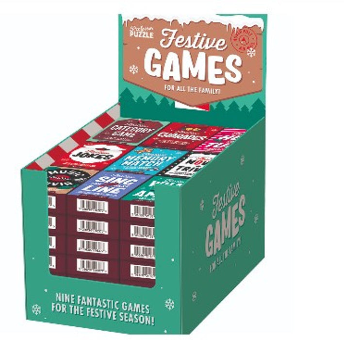 Festive Matchbox Games Assorted