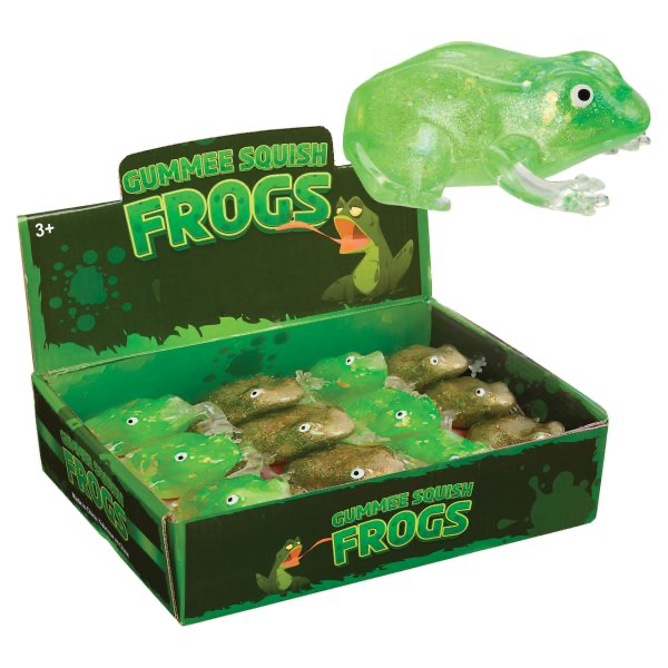 Glitter Gummee Squish Frog 